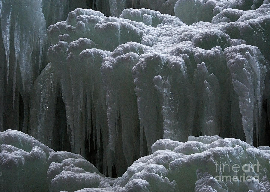 wall of ice in Partnach gorge 14 Photograph by Rudi Prott