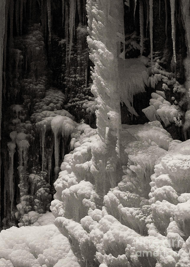 wall of ice in Partnach gorge 17 Photograph by Rudi Prott