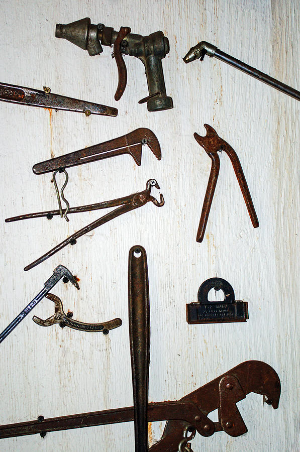 Wall of Old Tools Photograph by Tikvahs Hope