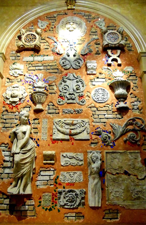 Wall Of Sculpture Photograph by Randall Weidner