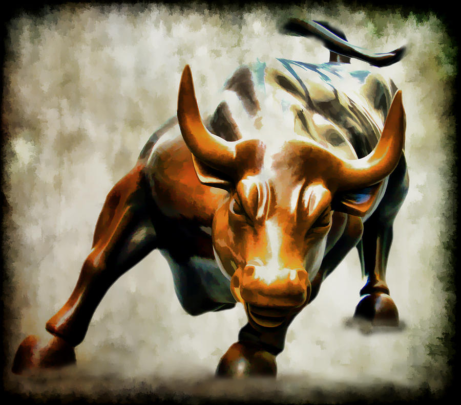 Wall Street Bull Photograph by Athena Mckinzie
