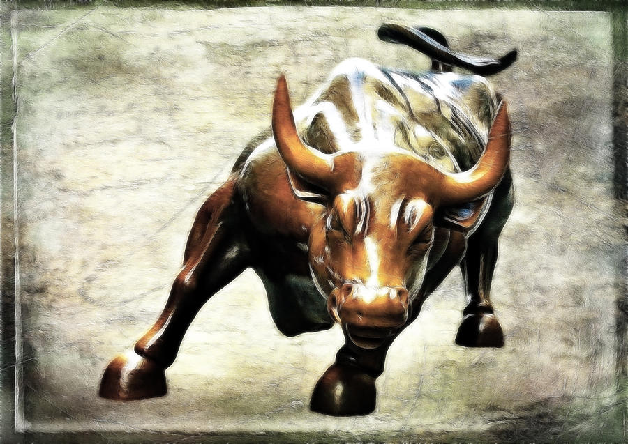 Wall Street Bull IV Photograph by Athena Mckinzie