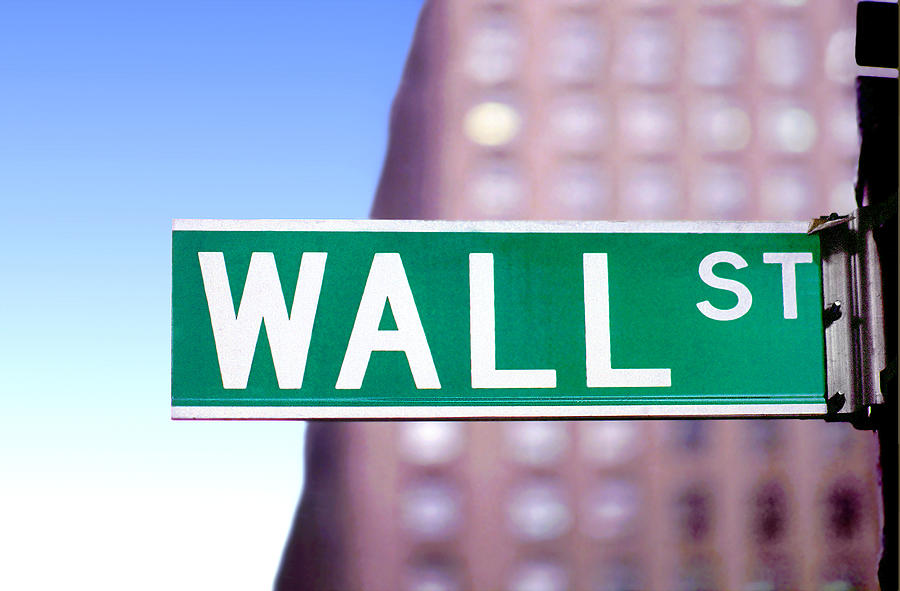 Wall Street Street Sign Photograph by Wernher Krutein