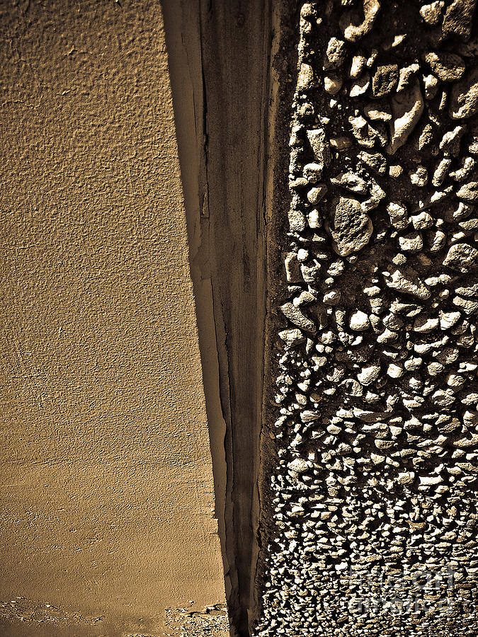 Wall Texture Beige Photograph by Fei A