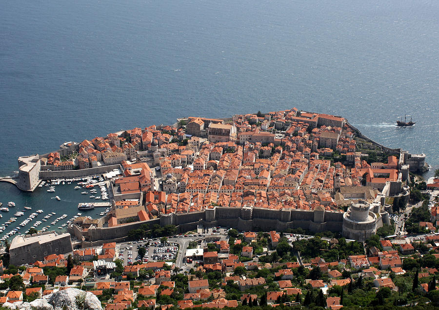 Walled City Of Dubrovnik Photograph by David Nicholls