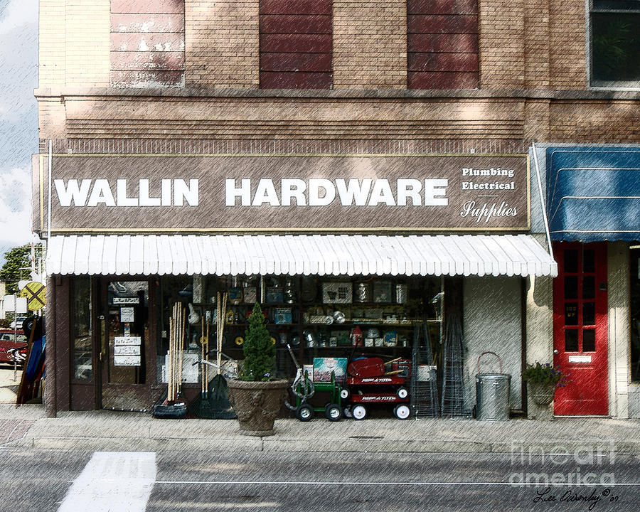 Wallin Hardware Photograph by Lee Owenby