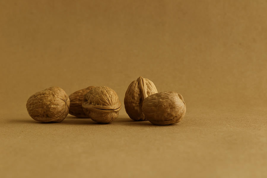Holiday Photograph - Walnuts Alone by Mark McKinney