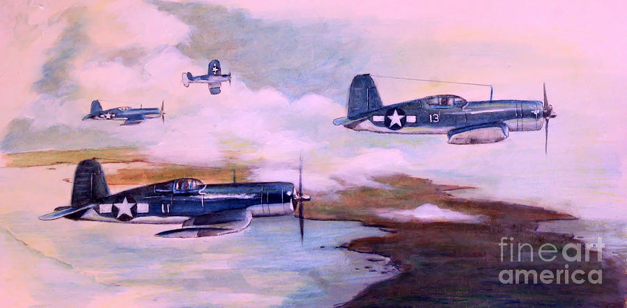 Walshs Flight Color Study Painting by Stephen Roberson
