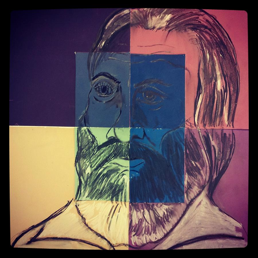 Walt Whitman in Color Painting by Nickolas Kossup | Fine Art America