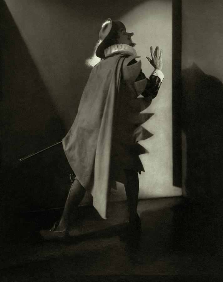 Black And White Photograph - Walter Hampden As Cyrano De Bergerac by Edward Steichen