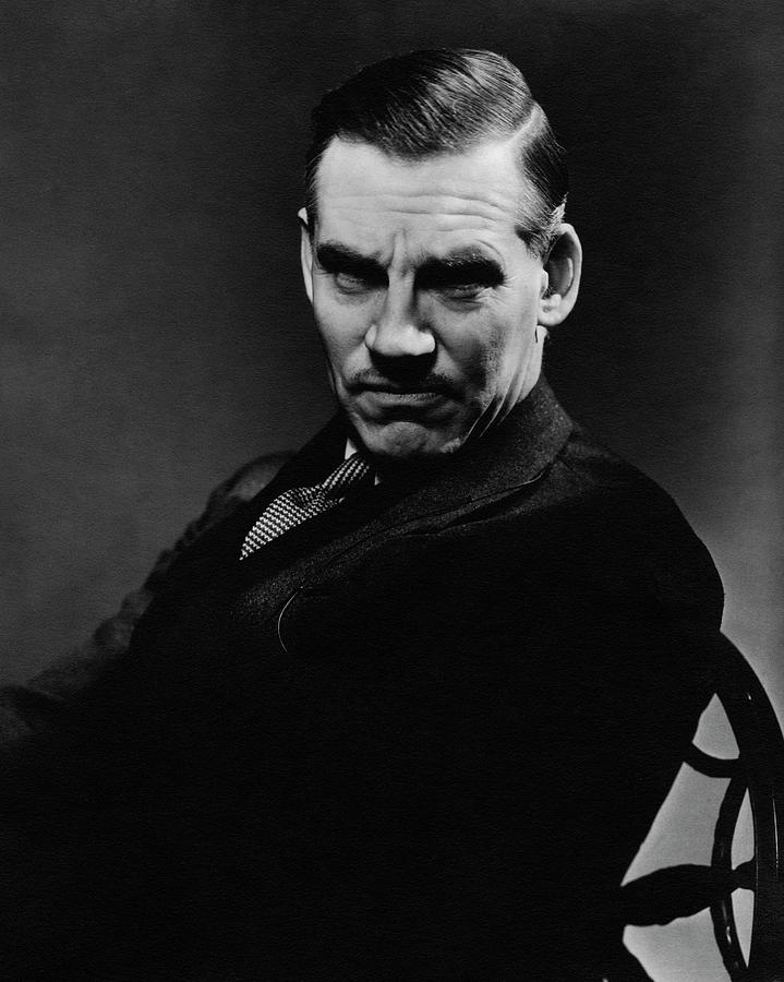 Actor Photograph - Walter Huston Scowling by Lusha Nelson