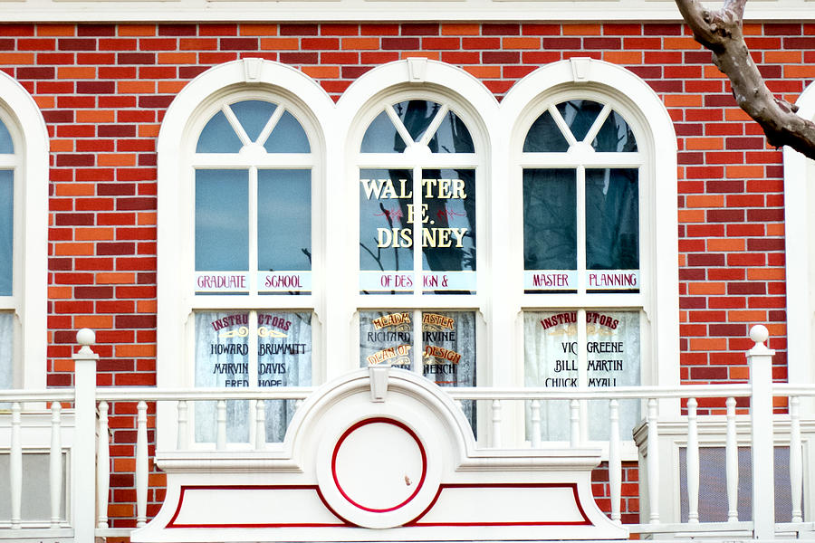 Orlando Photograph - Walts Window by Greg Fortier