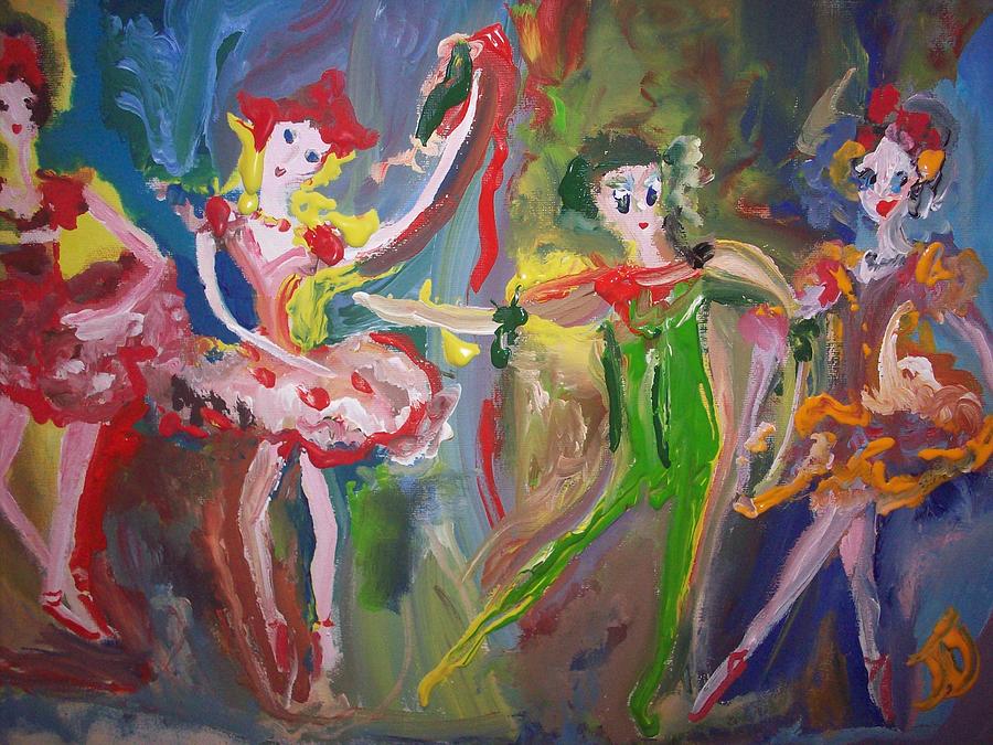 Waltz this way Painting by Judith Desrosiers