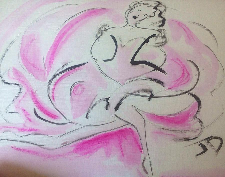 Me Painting - Waltz with me by Judith Desrosiers