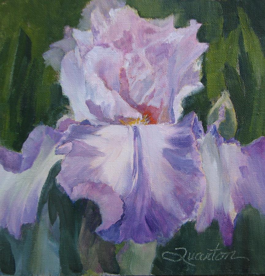 Iris Lace #3 Painting by Lori Quarton - Fine Art America