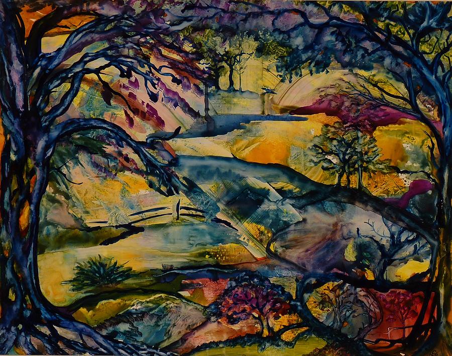 Wandering Woods Painting by Kim Shuckhart Gunns