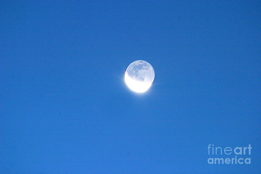 Waning Crescent Moon Photograph by John Chumack