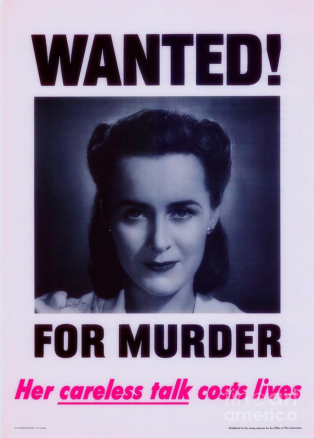 Wanted For Murder Painting by Doc Braham