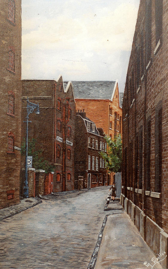 Wapping High Street East London Painting by Mackenzie Moulton