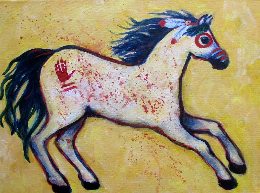 War Horse Painting by Carol Suzanne Niebuhr