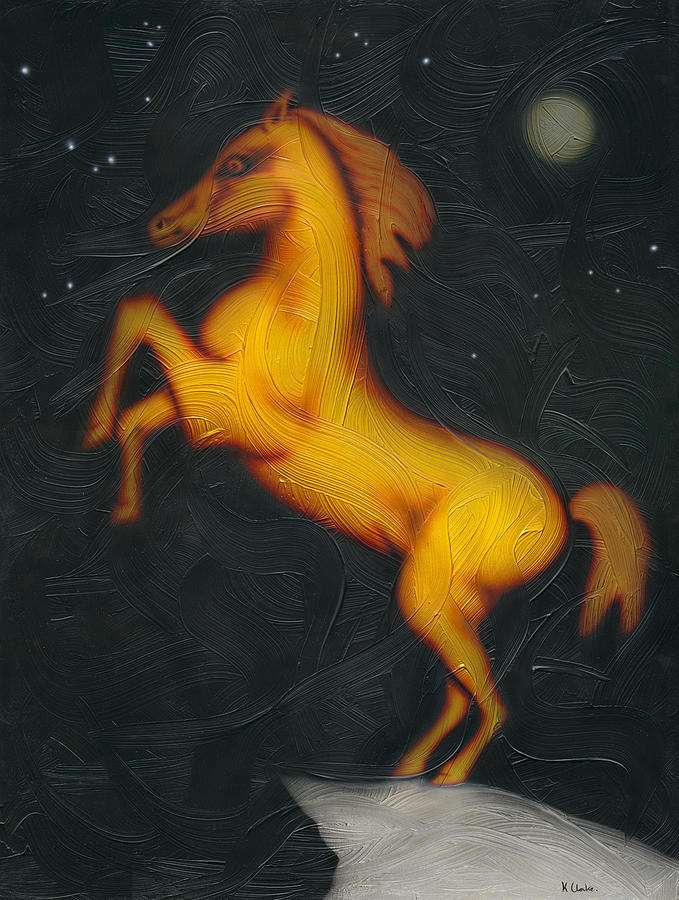 War Horse. Painting