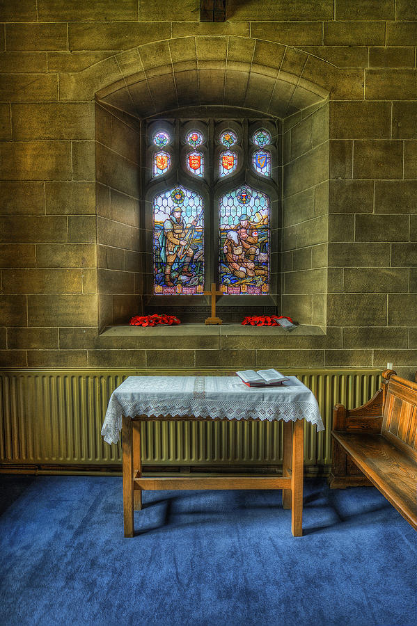 War Memorial Window Photograph by Ian Mitchell
