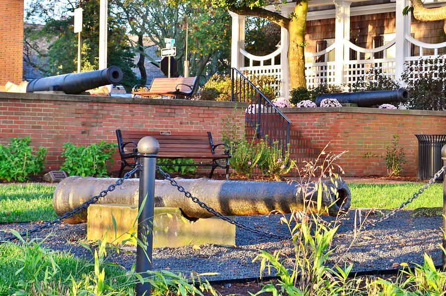 War of 1812 Cannons - Lewes Delaware Photograph by Kim Bemis