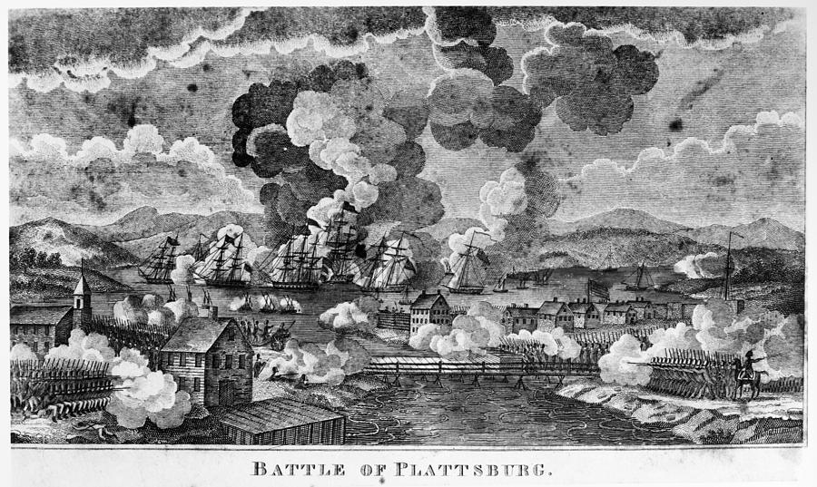 War Of 1812 Plattsburgh Painting by Granger
