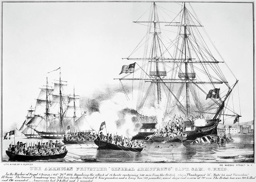 War Of 1812 Privateer Painting by Granger Fine Art America