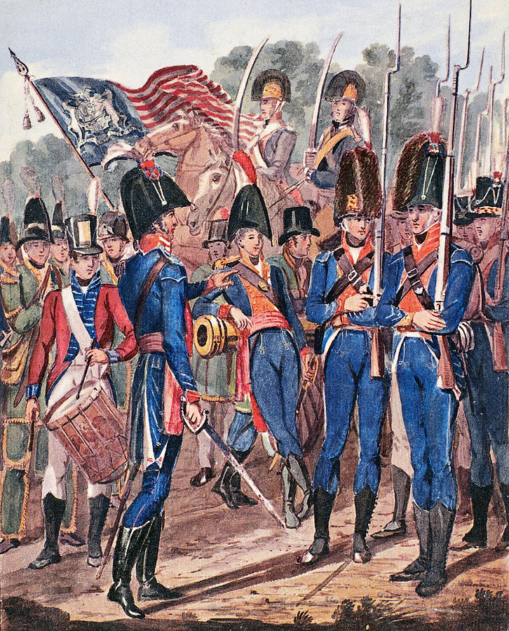 War Of 1812 Painting by Paul Svinin