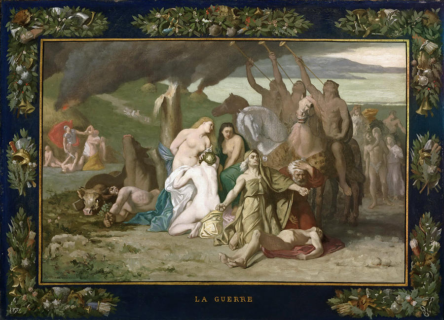 War Painting by Pierre Puvis de Chavannes