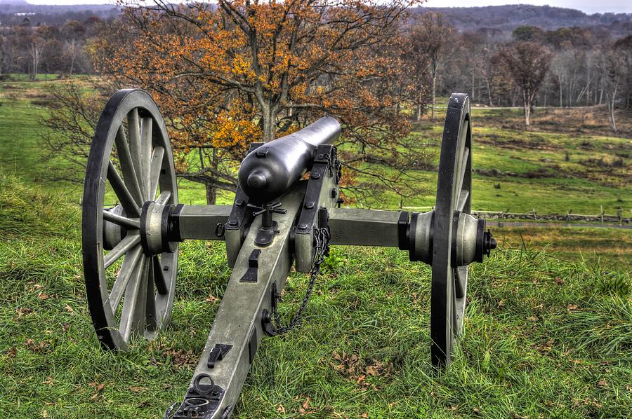 War Thunder - 1st Pennsylvania Light Artillery Coopers Battery B East Cemetery Hill Gettysburg  Photograph by Michael Mazaika