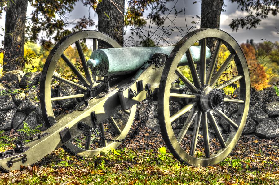 War Thunder - Confederate Battery-C1 Along West Confederate Ave Gettysburg Photograph by Michael Mazaika