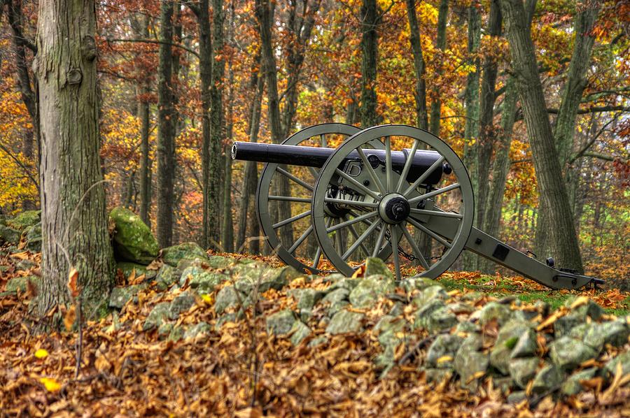 War Thunder - The Albemarle VA Artillery Wyatts Battery West Confederate Ave Gettysburg Photograph by Michael Mazaika