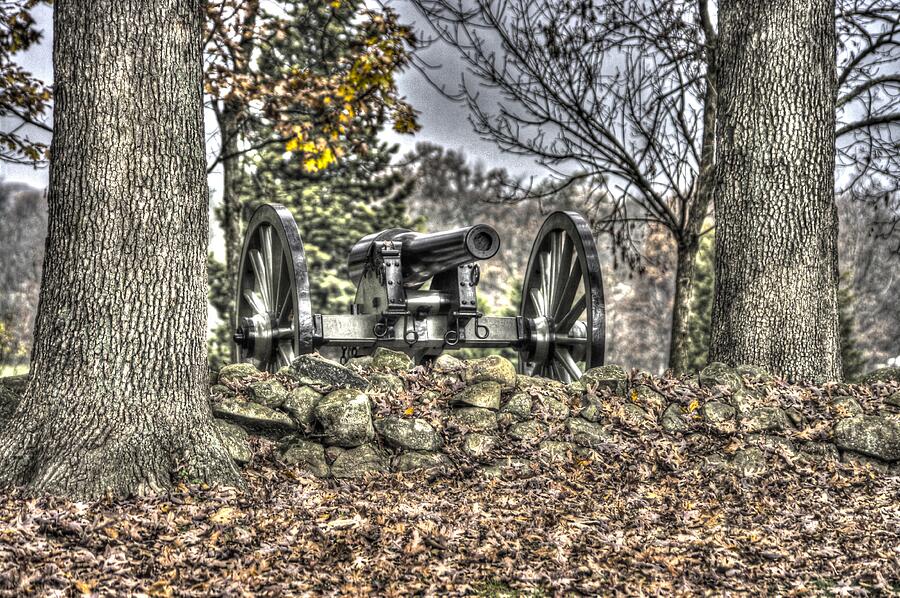 War Thunder - The Charlotte North Carolina Artillery Grahams Battery West Confederate Ave Gettysburg Photograph by Michael Mazaika