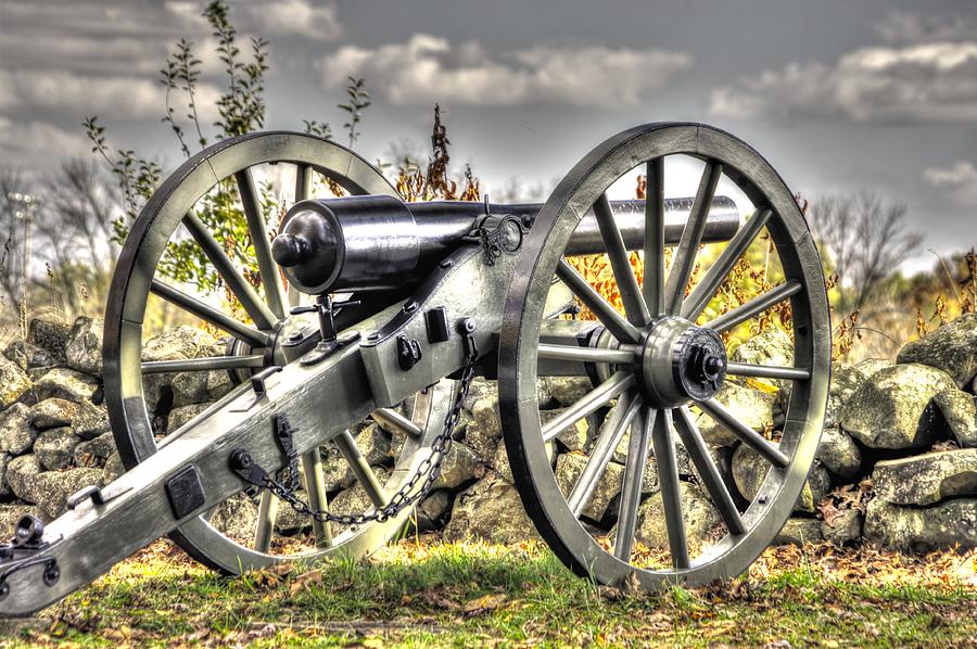 War Thunder - The Letcher Artillery Branders Battery West Confederate Ave Gettysburg Photograph by Michael Mazaika