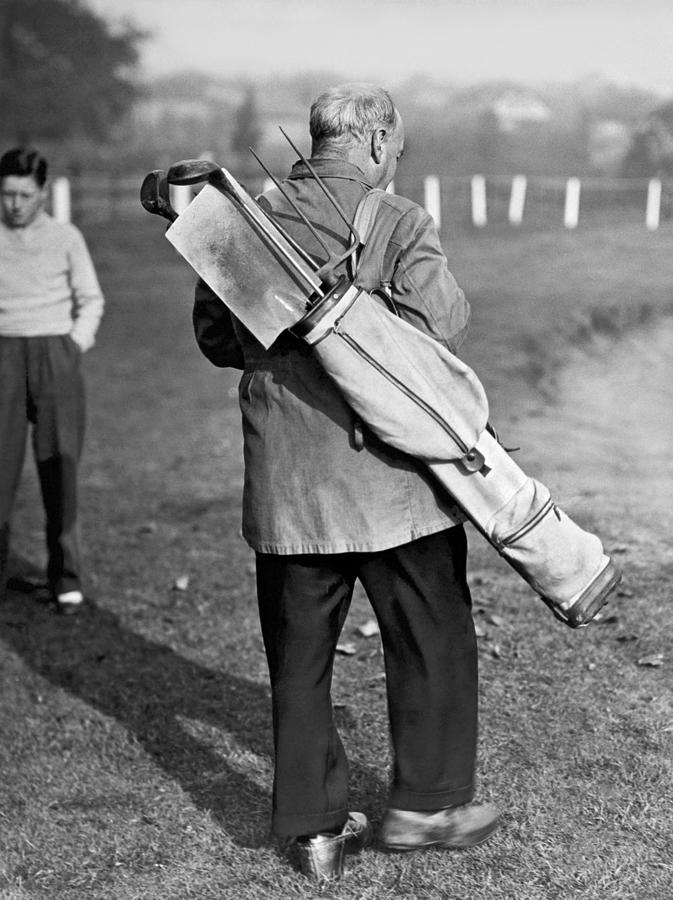 War Time On The Golf Course Photograph by Underwood Archives