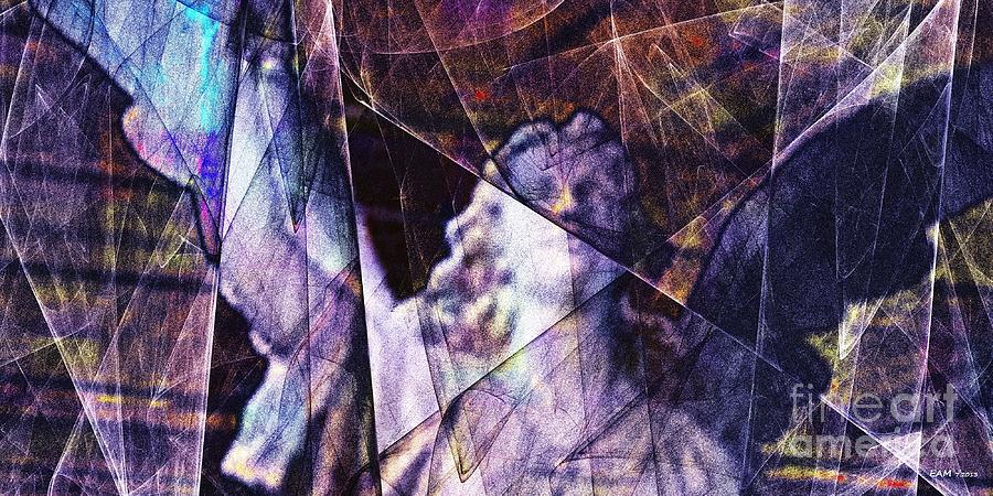 Warehouse Angel / Through The Broken Glass Digital Art by Elizabeth McTaggart