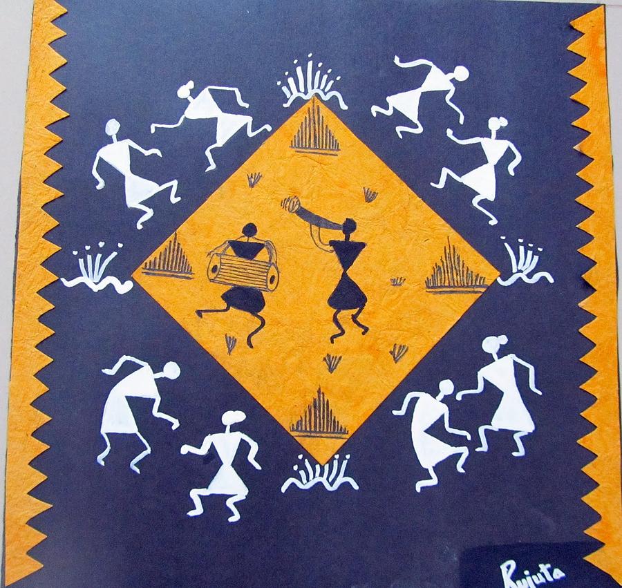 Warli Celebration Painting