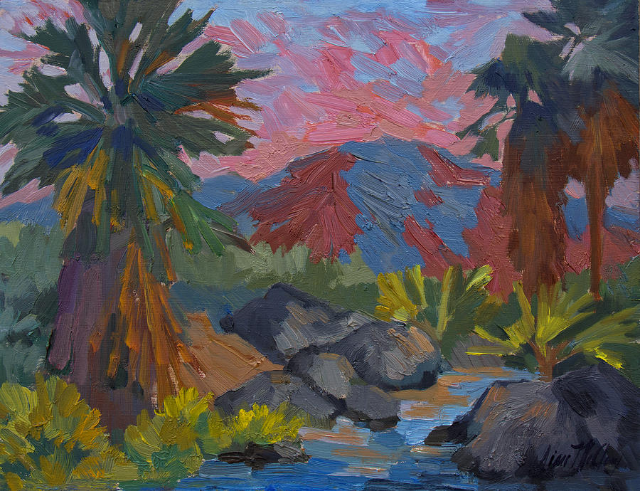 Summer Painting - Warm Summer Afternon at Indian Canyon by Diane McClary