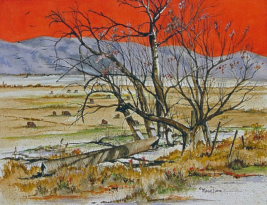 Warm Utah Sun Painting by Mary Dove