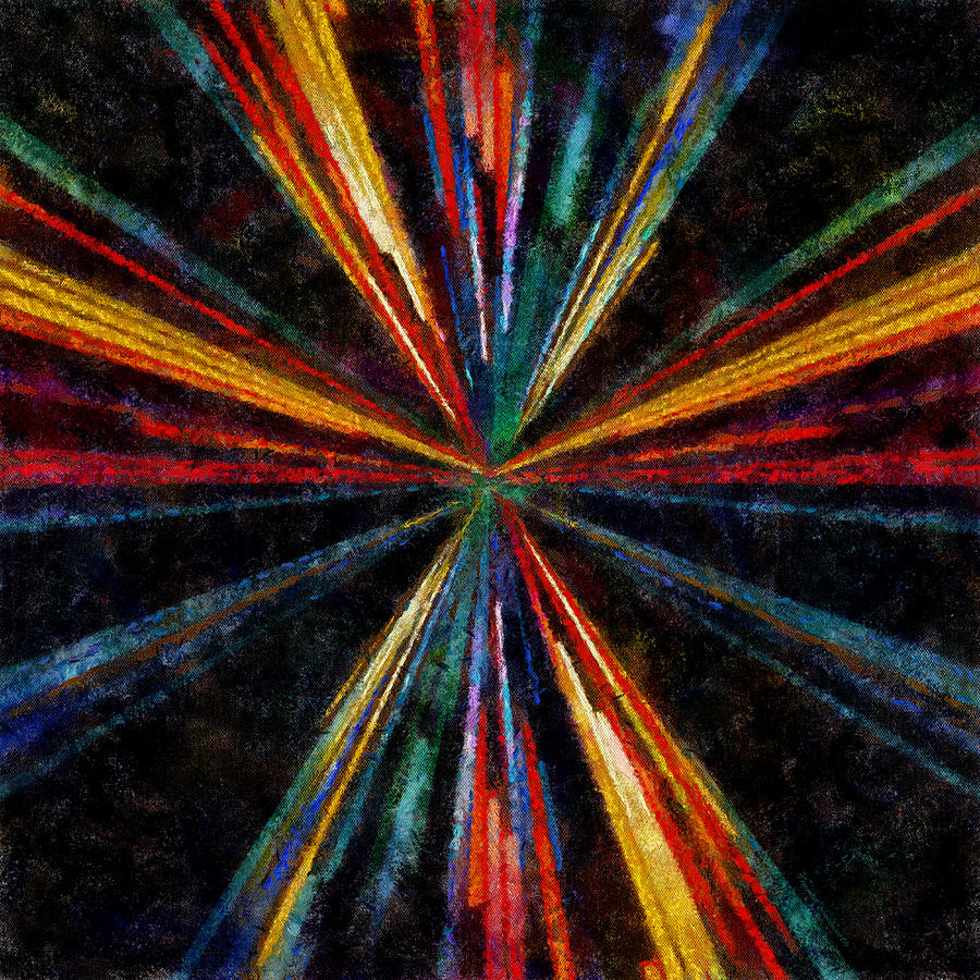 Warp Speed Abstract Pilots View Mixed Media by Thomas Woolworth - Fine ...