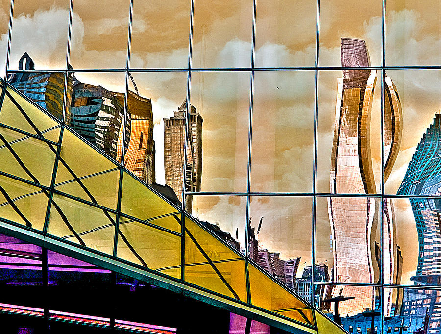 Warped City Photograph by Rick Mosher