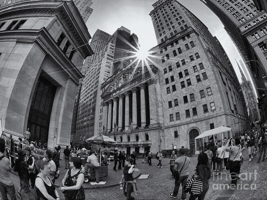 Warped Wall Street Photograph by Mark Miller