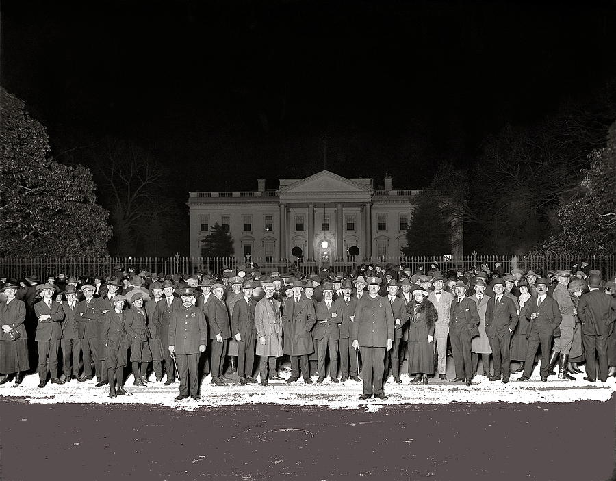 Warren Harding Elected President Election Night National Photo Co ...