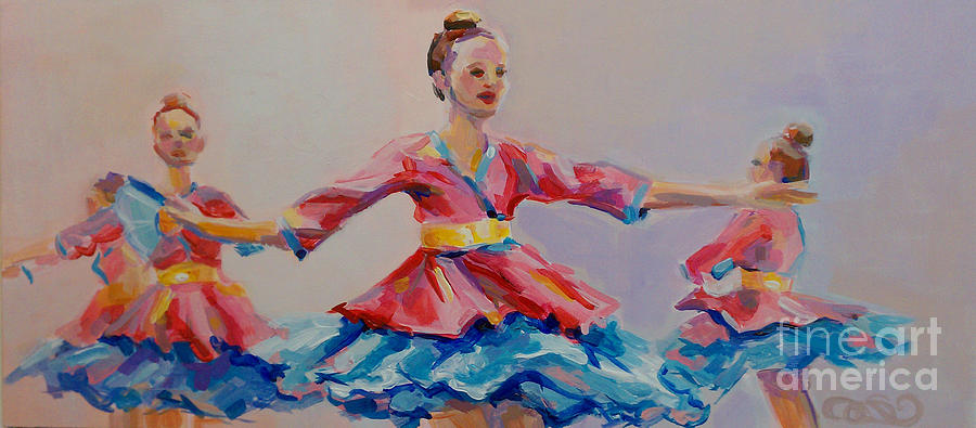 Ballet Painting - Warrior Princess by Kimberly Santini
