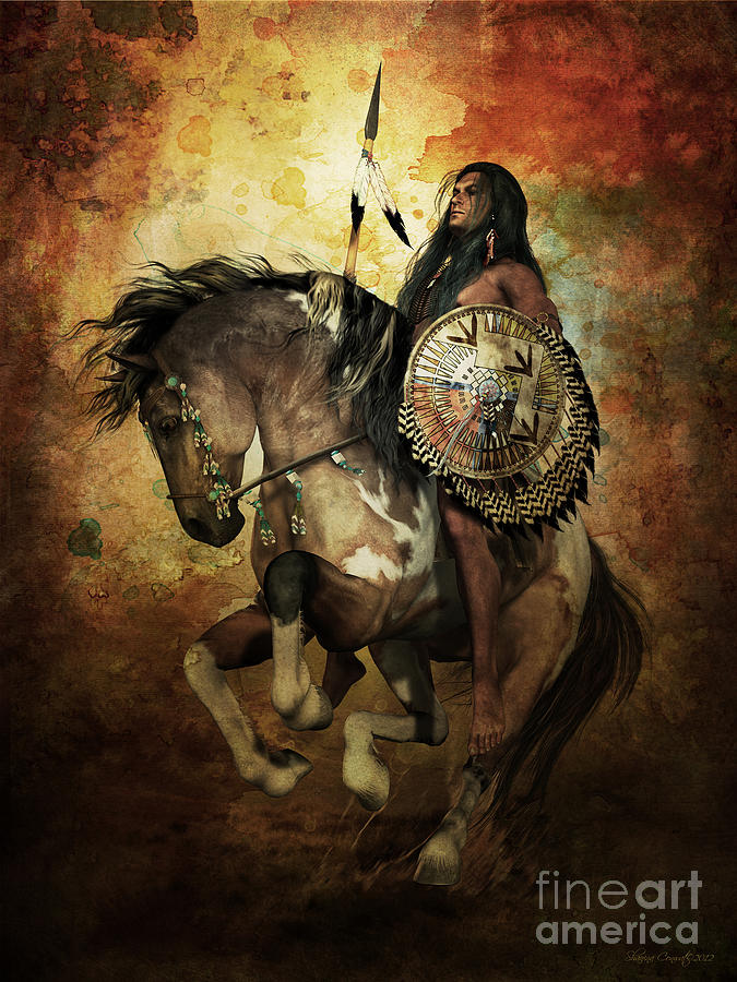 Warrior Digital Art by Shanina Conway