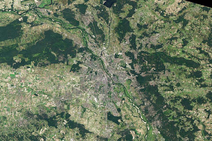 Warsaw In 2013 Photograph by Nasa Earth Observatory