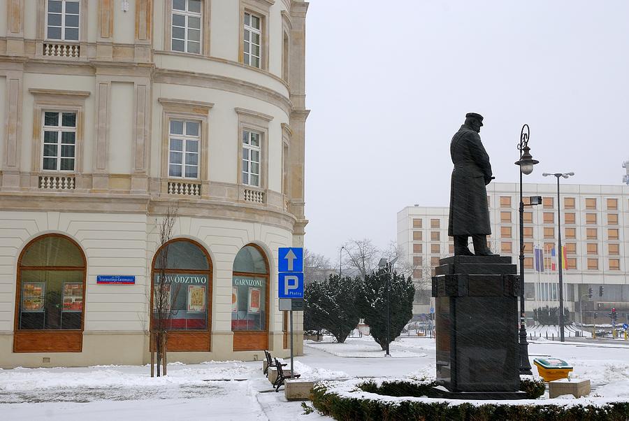Warsaw Jozef Pilsudski Monument Photograph by Steven Richman