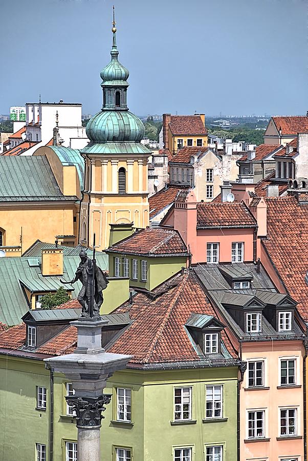 Warsaw Rooftops Photograph by Steven Richman